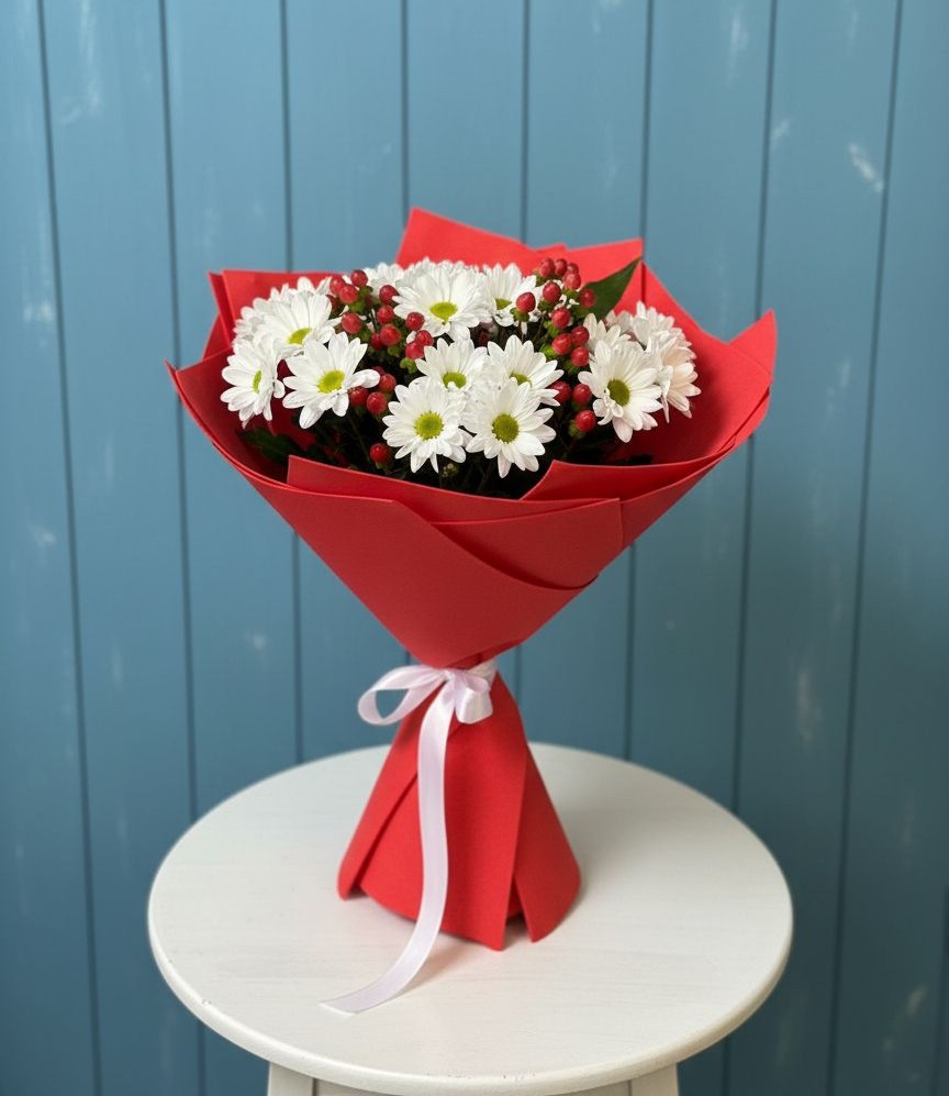 Букет цветов из: Хризантемы в Головино