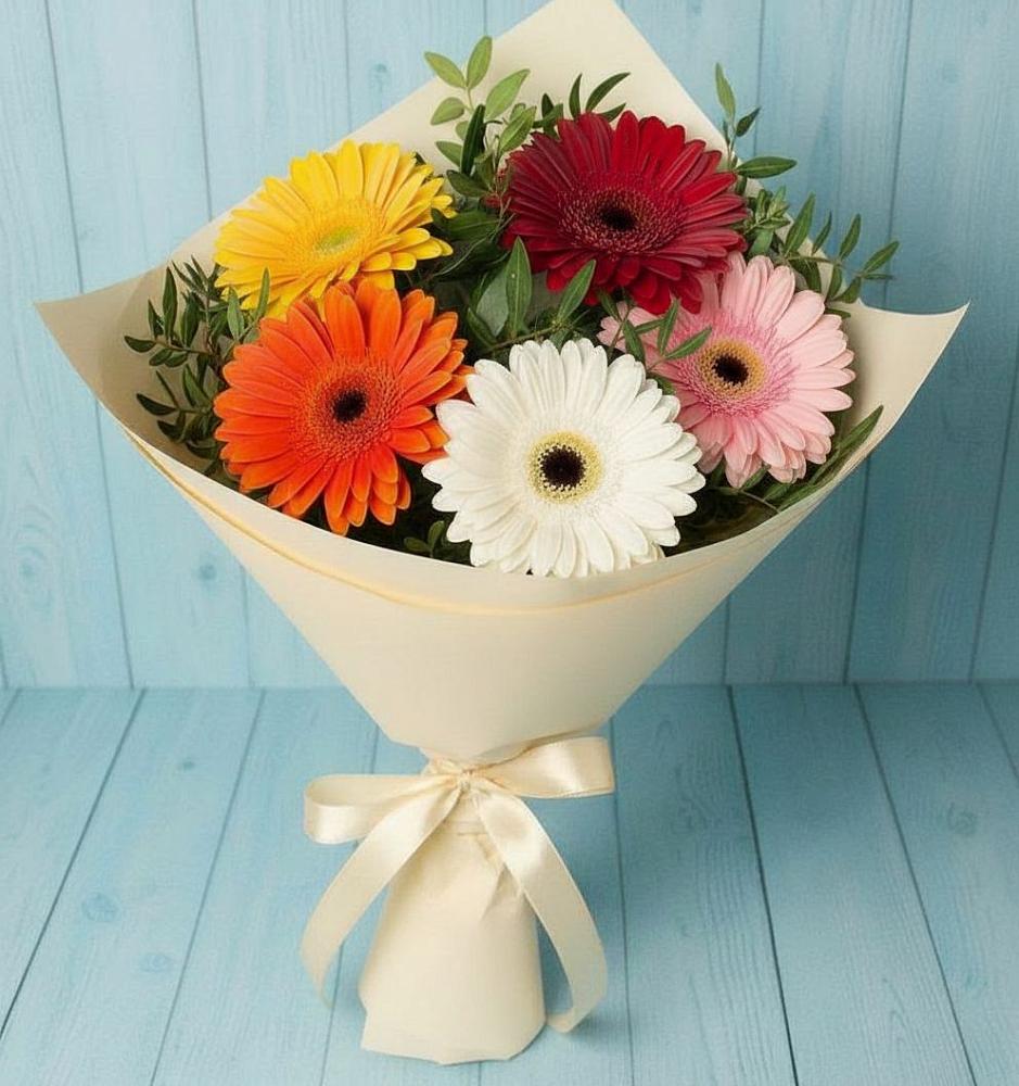 Букет цветов из: Герберы в Головино
