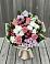 Букет цветов из: Альстромерии, Гвоздики, Розы и Хризантемы в Головино