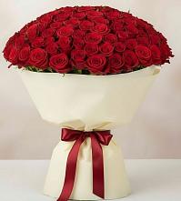 Букет 101 Красная роза Милано в Головино