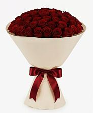 Букет 101 Бордовая роза Блэк Бакарра в Головино