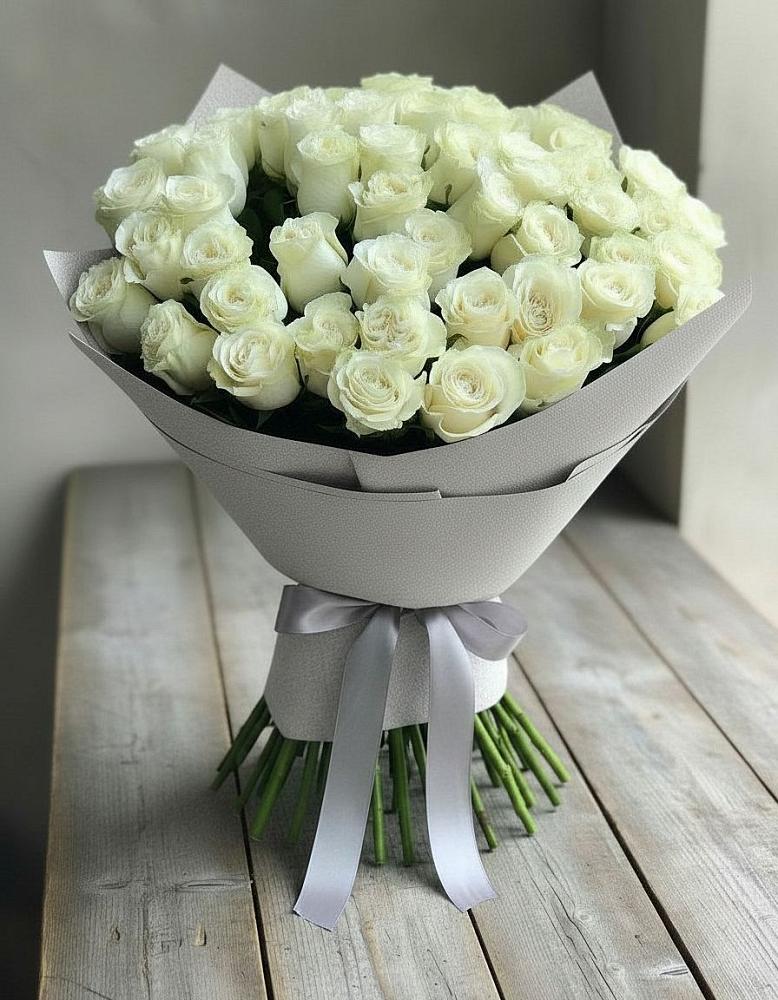 Букет 35 Белых роз в Головино